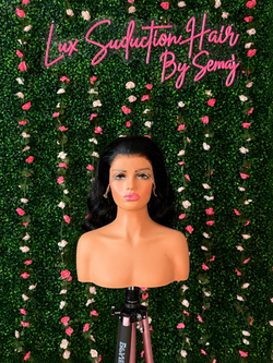 Jet Black Body Wave Wig (24”)