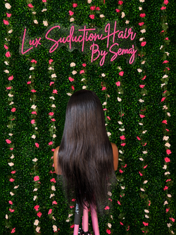 Jet Black Straight Wig (24”)