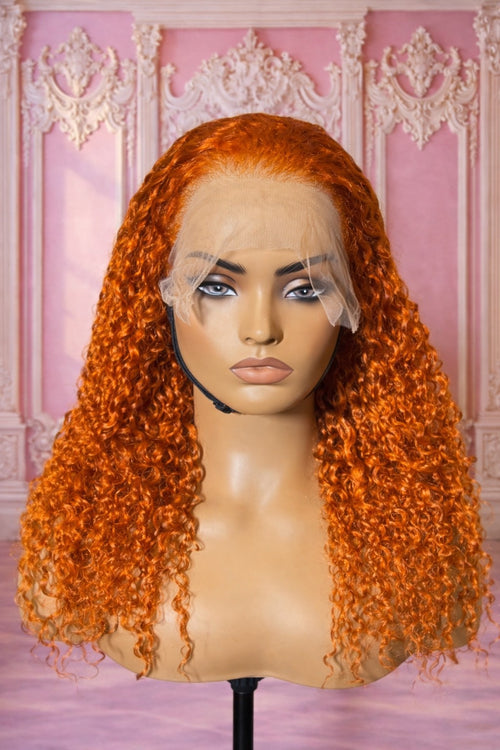Ginger Copper Italian Curly Wig (22”)