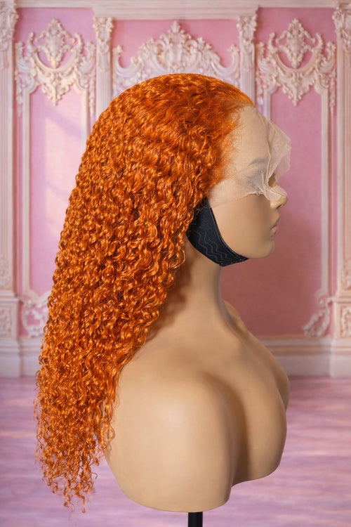 Ginger Copper Italian Curly Wig (22”)