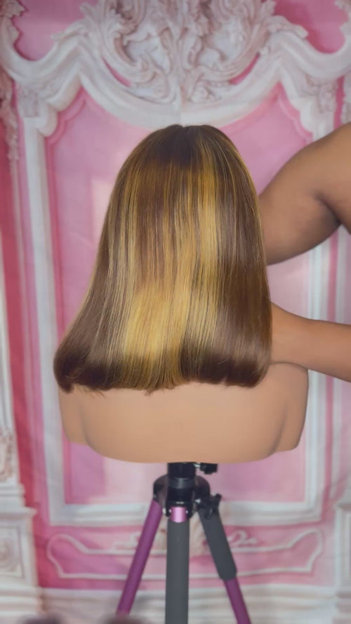 Caramel Highlight Bob (12")