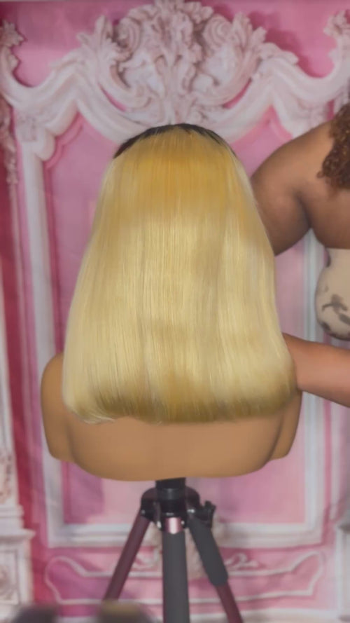 Rooted Blonde Bob (12")